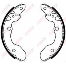 C08015ABE ABE Комплект тормозных колодок