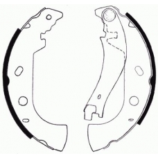 07250 KAWE Комплект тормозных колодок