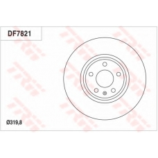 DF7821 TRW Тормозной диск