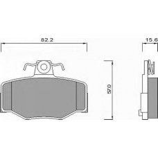 AC630981D AC Delco Комплект тормозных колодок, дисковый тормоз