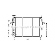 JE2017 Prasco Радиатор, охлаждение двигателя