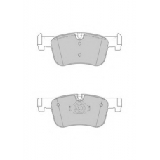 WBP24912A WAGNER LOCKHEED Комплект тормозных колодок, дисковый тормоз
