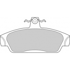 DBP200603 DURON Комплект тормозных колодок, дисковый тормоз
