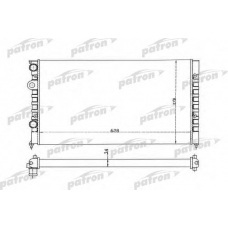PRS3374 PATRON Радиатор, охлаждение двигателя