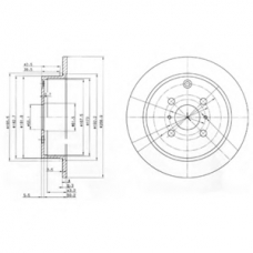 BG3867 DELPHI Тормозной диск