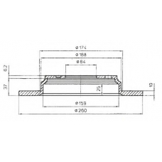 BDC4853 QUINTON HAZELL Тормозной диск