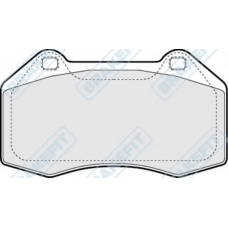 PD3197 APEC Комплект тормозных колодок, дисковый тормоз