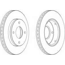 DDF1621C FERODO Тормозной диск