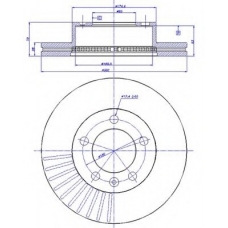 142.1578 CAR Тормозной диск