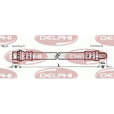 LH3682 DELPHI Тормозной шланг