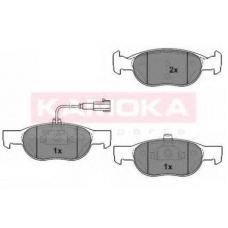 1012080 KAMOKA Комплект тормозных колодок, дисковый тормоз