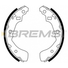 GF0665 BREMSI Комплект тормозных колодок