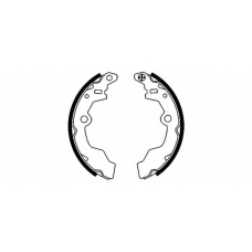 8DB 355 001-701 HELLA Комплект тормозных колодок