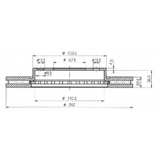 BSF4744 QUINTON HAZELL Тормозной диск