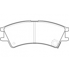 WBP23238A WAGNER LOCKHEED Комплект тормозных колодок, дисковый тормоз