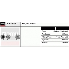 DC83626 DELCO REMY Тормозной суппорт