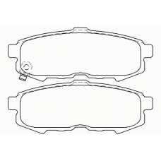 P 49 042 BREMBO Комплект тормозных колодок, дисковый тормоз