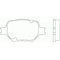 MDB2291 MINTEX Комплект тормозных колодок, дисковый тормоз