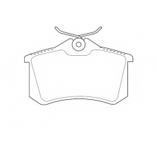 WBP20961B WAGNER LOCKHEED Комплект тормозных колодок, дисковый тормоз