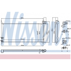 940361 NISSENS Конденсатор, кондиционер