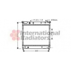 60522036 SCHLIECKMANN Радиатор, охлаждение двигателя