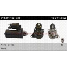 22-319-041-102 TRISCAN Стартер