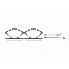 0310.14 REMSA Комплект тормозных колодок, дисковый тормоз