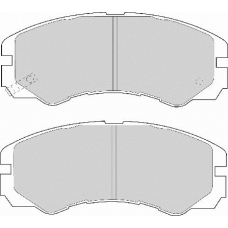 FD6665A NECTO Комплект тормозных колодок, дисковый тормоз
