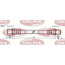 LH3670 DELPHI Тормозной шланг