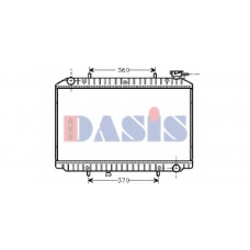 070260N AKS DASIS Радиатор, охлаждение двигателя
