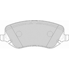 FD6932A NECTO Комплект тормозных колодок, дисковый тормоз