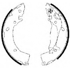MFR559 MINTEX Комплект тормозных колодок