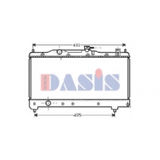 211960N AKS DASIS Радиатор, охлаждение двигателя