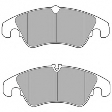 LP2715 DELPHI Комплект тормозных колодок, дисковый тормоз