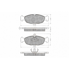 7.188S PEX Комплект тормозных колодок, дисковый тормоз