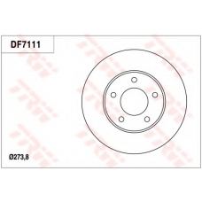 DF7111 TRW Тормозной диск