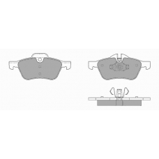 832 SIMER Комплект тормозных колодок, дисковый тормоз