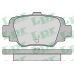05P874 LPR Комплект тормозных колодок, дисковый тормоз