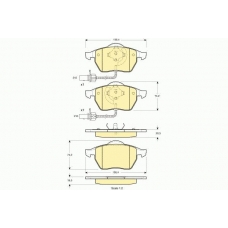 6113072 GIRLING Комплект тормозных колодок, дисковый тормоз 6113072 GIRLING Комплект тормозных колодок, дисковый тормоз