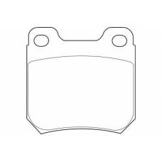 WBP21050C WAGNER LOCKHEED Комплект тормозных колодок, дисковый тормоз