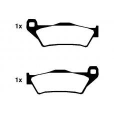 21488 087  0 5 T4069 TEXTAR Колодки тормозные