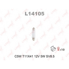 L14105 LYNX L14105 c5w t11x41 12v 5w sv8.5 лампа автомоб. lynx
