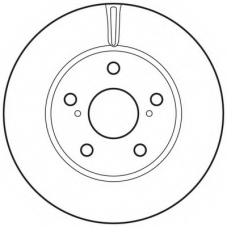 562736BC BENDIX Тормозной диск
