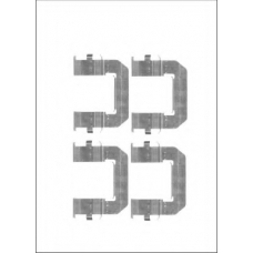 LVMK1116 MOTAQUIP Комплектующие, колодки дискового тормоза