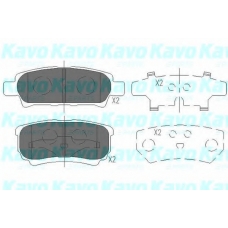 KBP-5518 KAVO PARTS Комплект тормозных колодок, дисковый тормоз