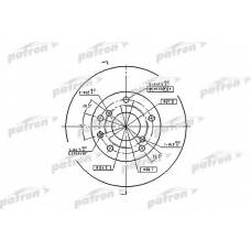PBD7092 PATRON Тормозной диск