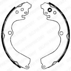 LS1604 DELPHI Комплект тормозных колодок