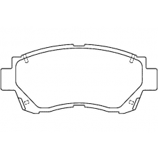 21791 170  0 4 T4090 TEXTAR Колодки тормозные