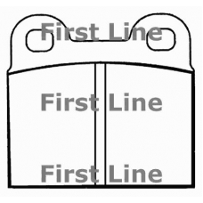 FBP1439 FIRST LINE Комплект тормозных колодок, дисковый тормоз