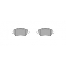 829.1 SIMER Комплект тормозных колодок, дисковый тормоз